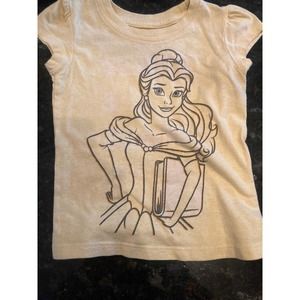 Disney's Belle Yellow T-shirt (2T)